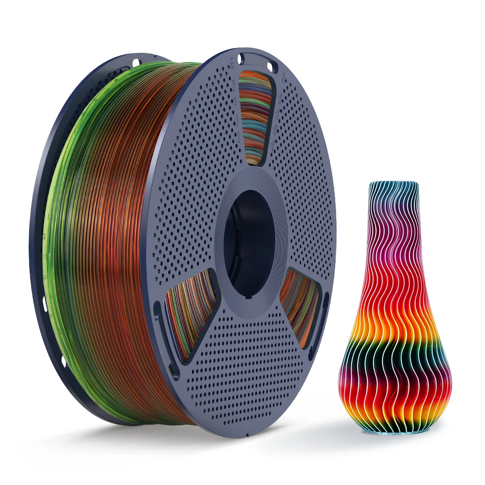 PLA Rainbow, PLA Transparent Rainbow Filament (8Meter Farbwechsel) 1KG - Image 12