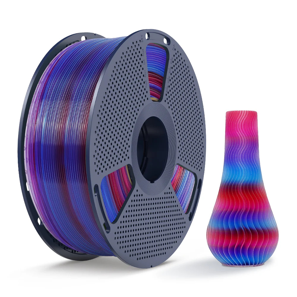 PLA Rainbow, PLA Transparent Rainbow Filament (8Meter Farbwechsel) 1KG - Image 13