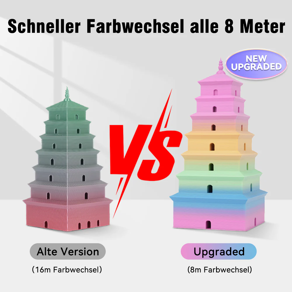 SILK Rainbow Filament(8Meter Farbwechsel) 1KG - Image 4