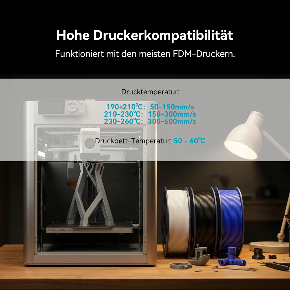 [MOQ: 3 Rollen] HSPLA,Hochgeschwindigkeit PLA Filament 1KG - Image 6