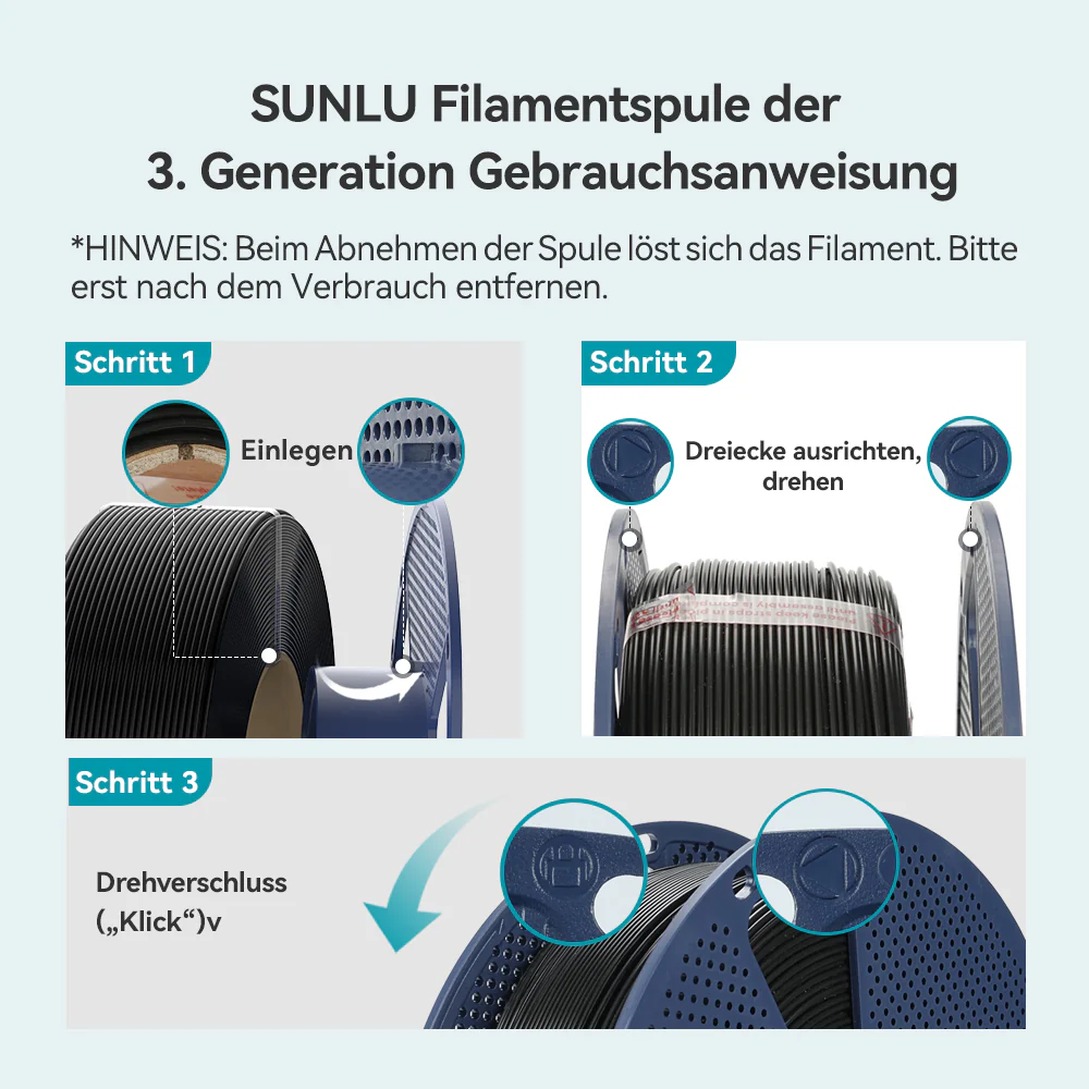 [MOQ: 3 Rollen] HSPLA,Hochgeschwindigkeit PLA Filament 1KG - Image 7