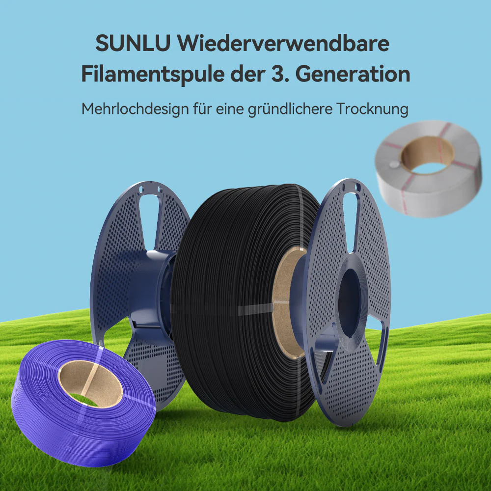 E-ABS, Easy-ABS Filament 1KG (Anmerkung: Die neue Nachfüllspule wiegt 0,9 kg) - Image 9