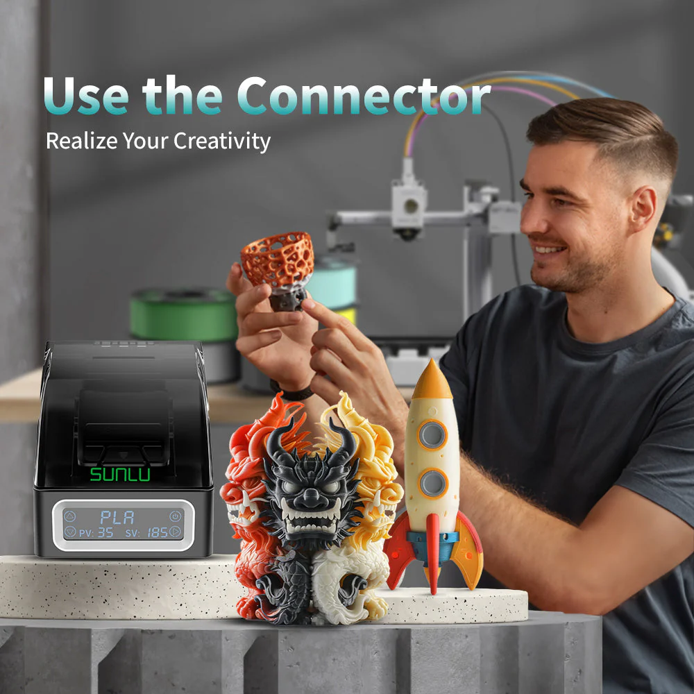 [15 % Rabatt] SUNLU Filament Connector FC01, Fusion Splicer, verschweißbar mit 1.75mm PLA, ABS, PETG, PCL, PA und PC Filament - Image 8
