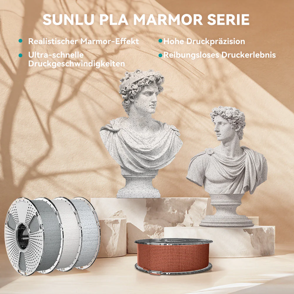 [MOQ: 6 Rollen] High Speed Collection, Hochgeschwindigkeits-Kollektion, High Speed PLA, PLA+, PLA+2.0, Matte PLA, Matte PETG, PLA Marble Filament 1KG - Image 6