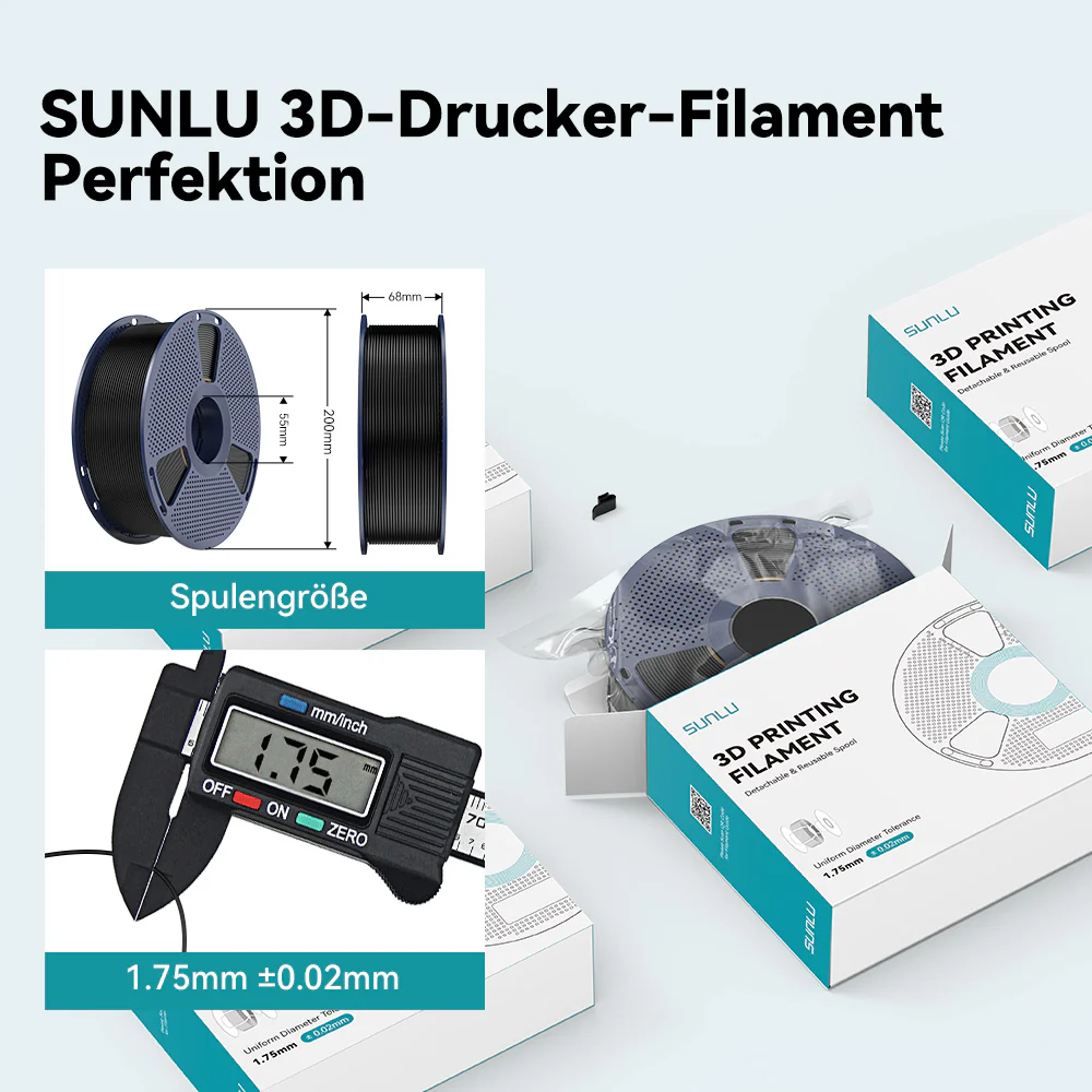 [MOQ: 3 Rollen] PLA Filament 1KG - Image 9