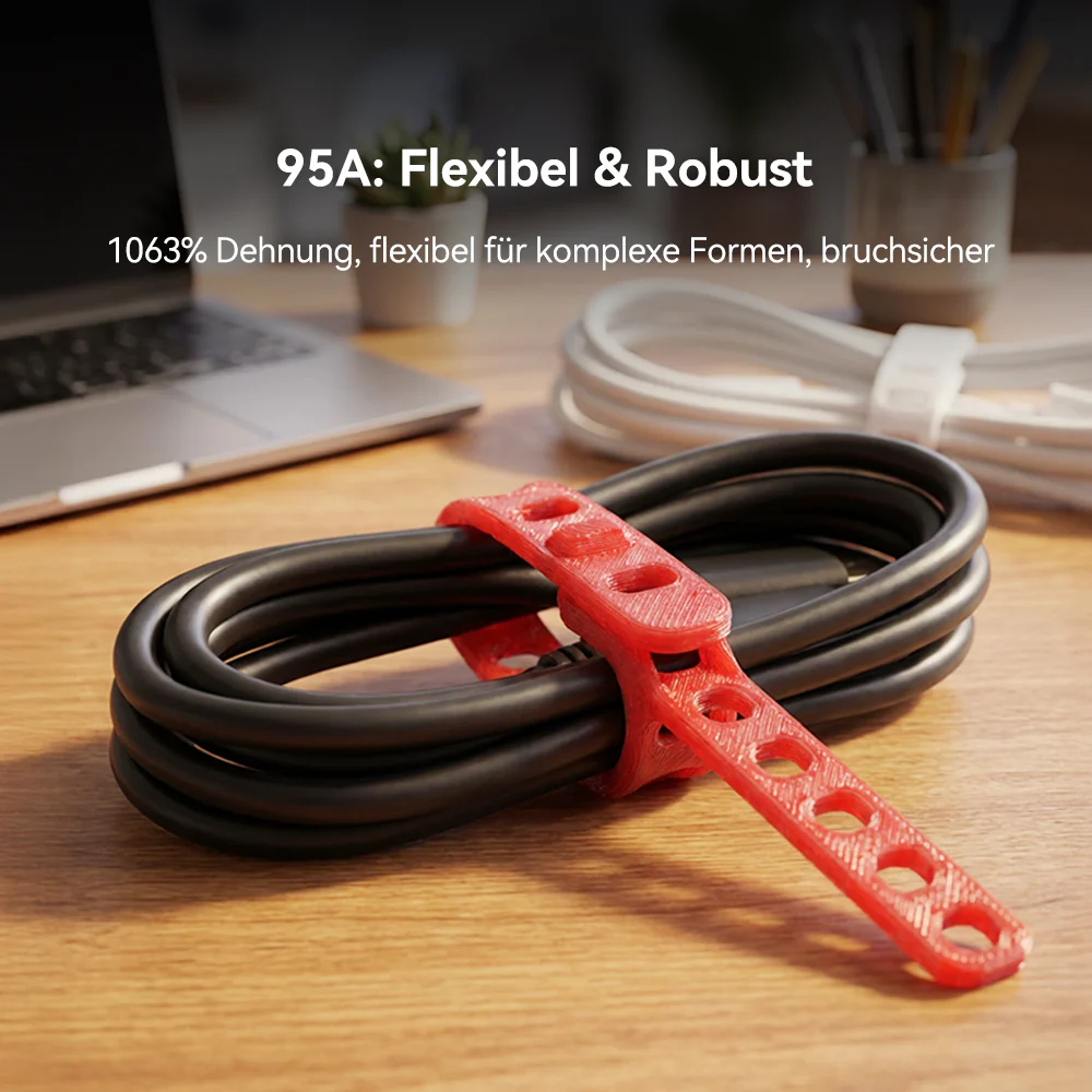 [MOQ 3 Rolle] TPU 90A/95A Filament 1KG - Image 4