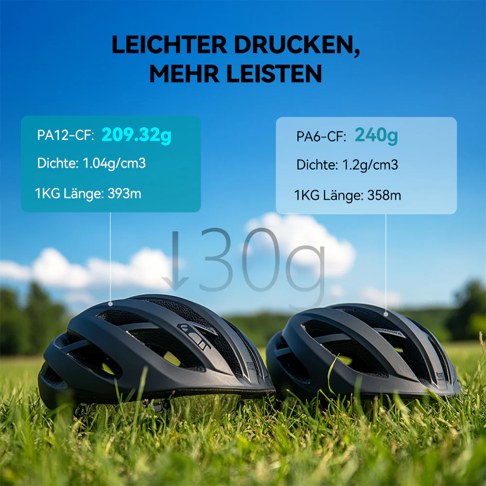 [15 % Rabatt] Nylon-12 Kohlefaser (PA12-CF) 3D Drucker Filament 1KG/0.5KG - Image 8