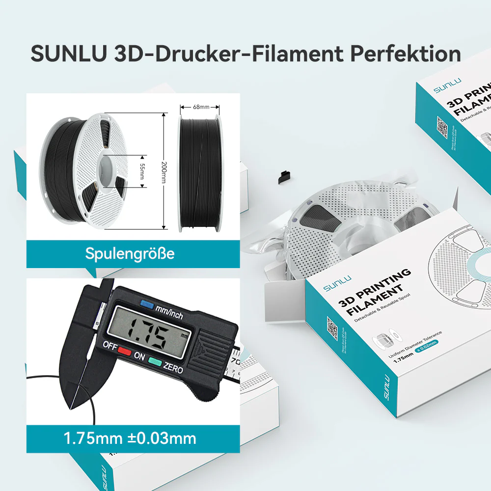 [15 % Rabatt] Nylon-6 Kohlefaser (PA6-CF) 3D Drucker Filament 1KG/0.5KG - Image 8