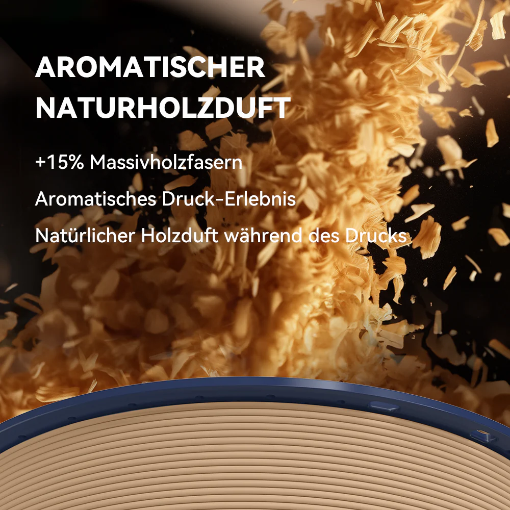 [MOQ: 3 Rollen] Optimiertes Holz PLA 3D Drucker Filament 1KG, optimierte und verbesserte Holzstruktur - Image 6
