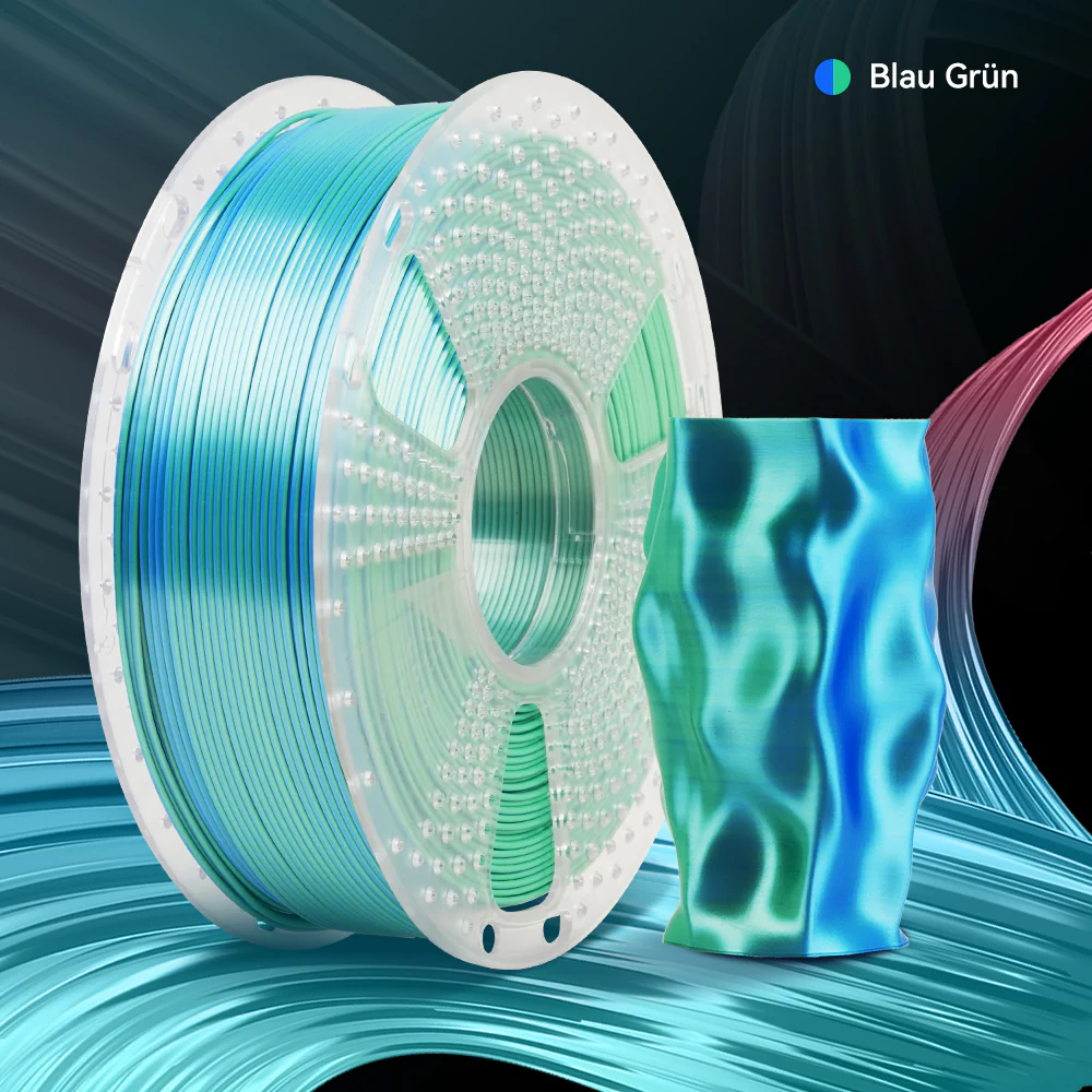 [MOQ: 3 Rollen] Multi-Color SILK (Zweifarbig, Dreifarbig, Vierfarbig) Filament 1KG - Image 22
