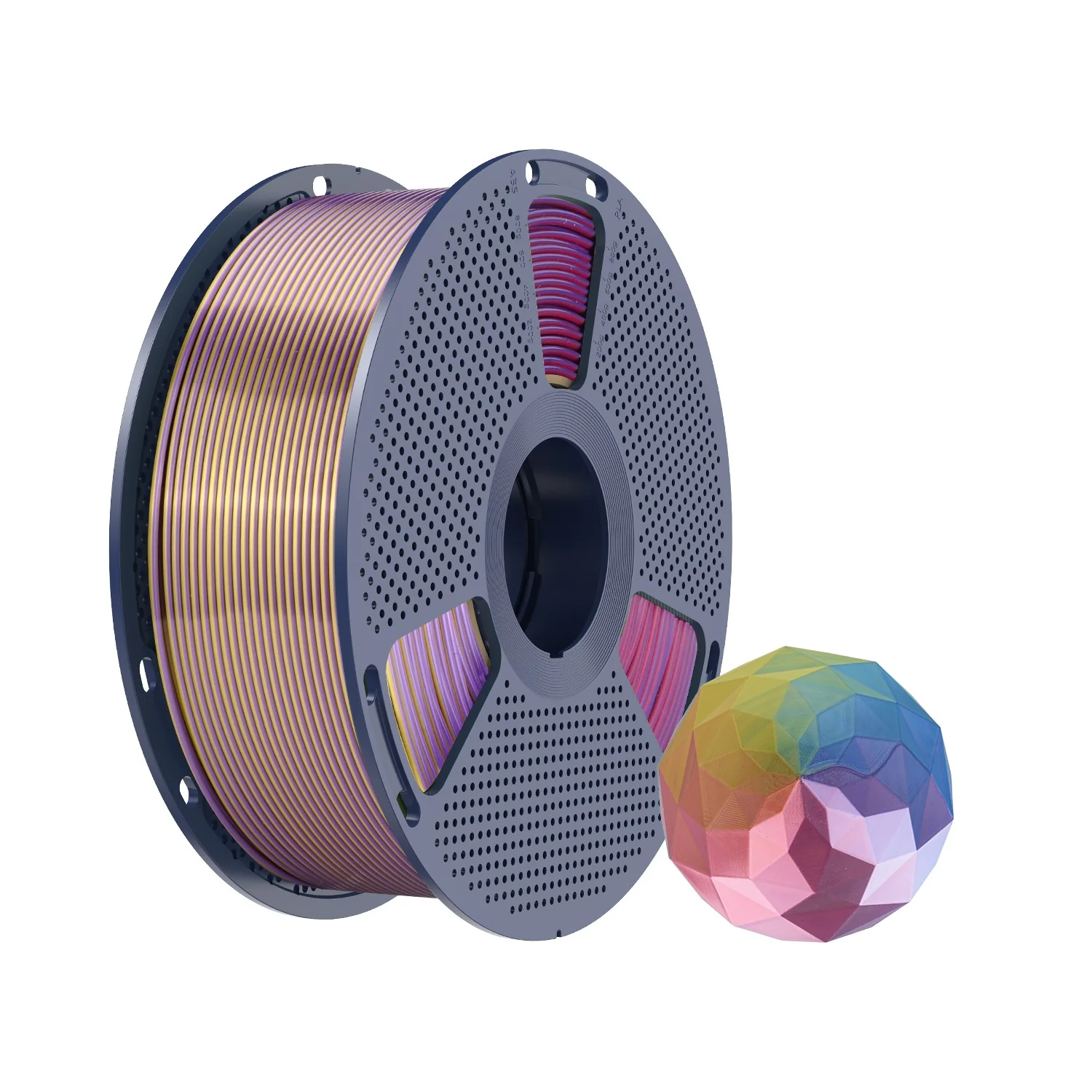 [MOQ: 3 Rollen] Multi-Color SILK (Zweifarbig, Dreifarbig, Vierfarbig) Filament 1KG - Image 28