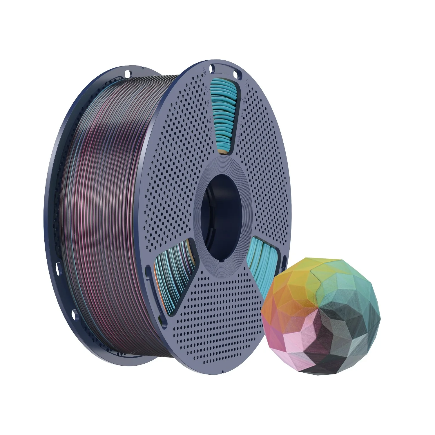 [MOQ: 3 Rollen] Multi-Color SILK (Zweifarbig, Dreifarbig, Vierfarbig) Filament 1KG - Image 29