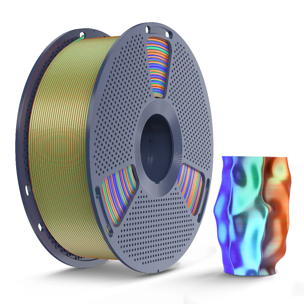 [MOQ: 3 Rollen] Multi-Color SILK (Zweifarbig, Dreifarbig, Vierfarbig) Filament 1KG - Image 34