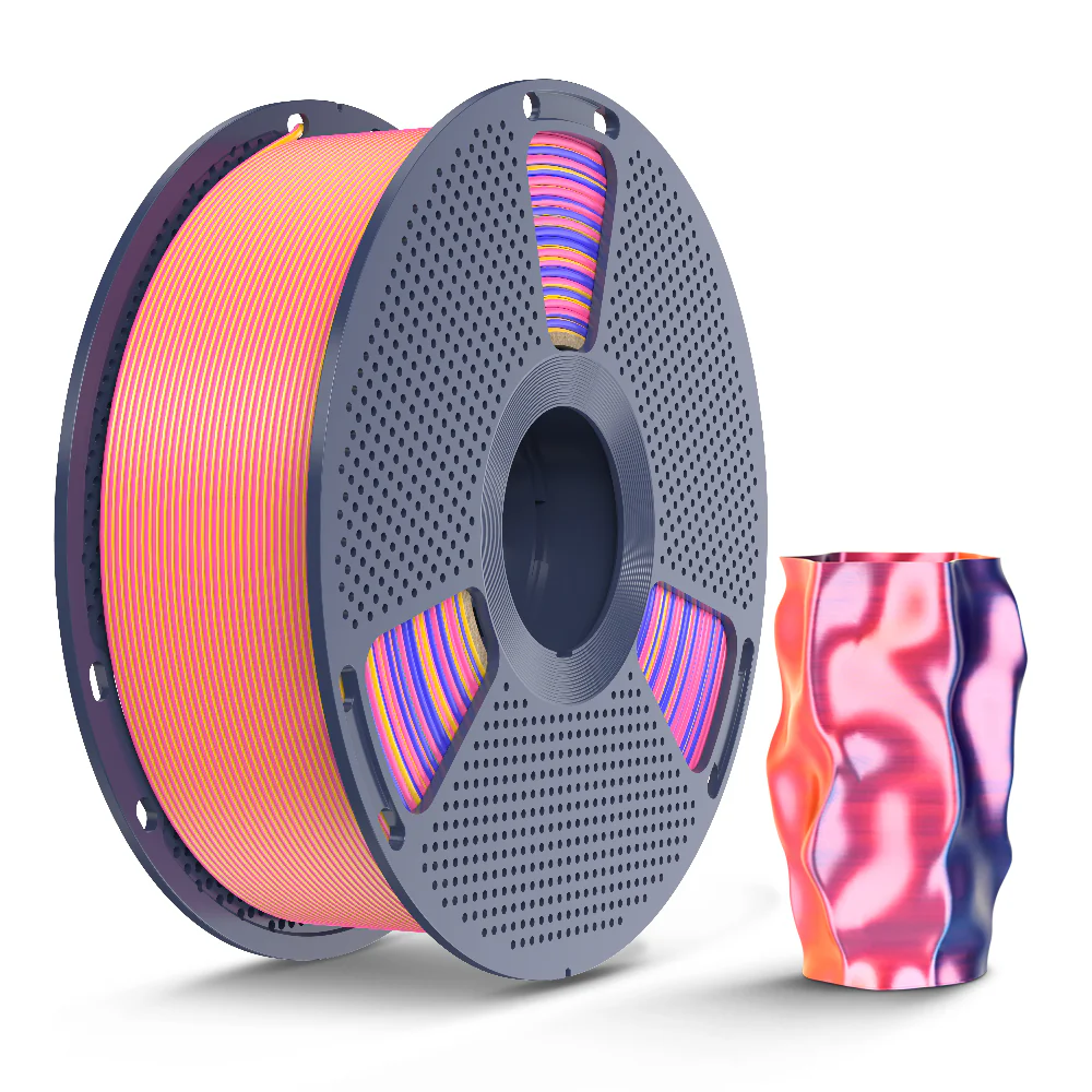 [MOQ: 3 Rollen] Multi-Color SILK (Zweifarbig, Dreifarbig, Vierfarbig) Filament 1KG - Image 35