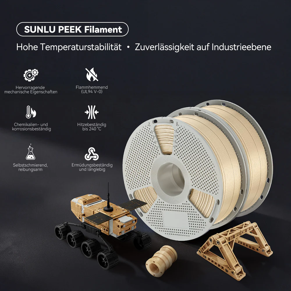[15 % Rabatt] PEEK(Polyether Ether Ketone) 3D-Drucker Filament 1KG - Image 4