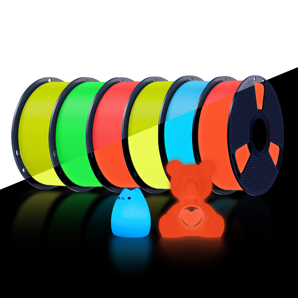 [MOQ: 3 Rollen] PETG Glow in The Dark (leuchtend) 3D Drucker Filament 1KG - Image 10
