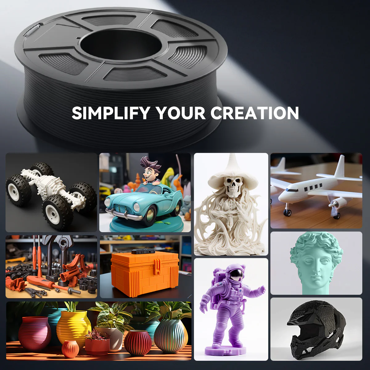 PLA Matte Filament 1KG - Image 8