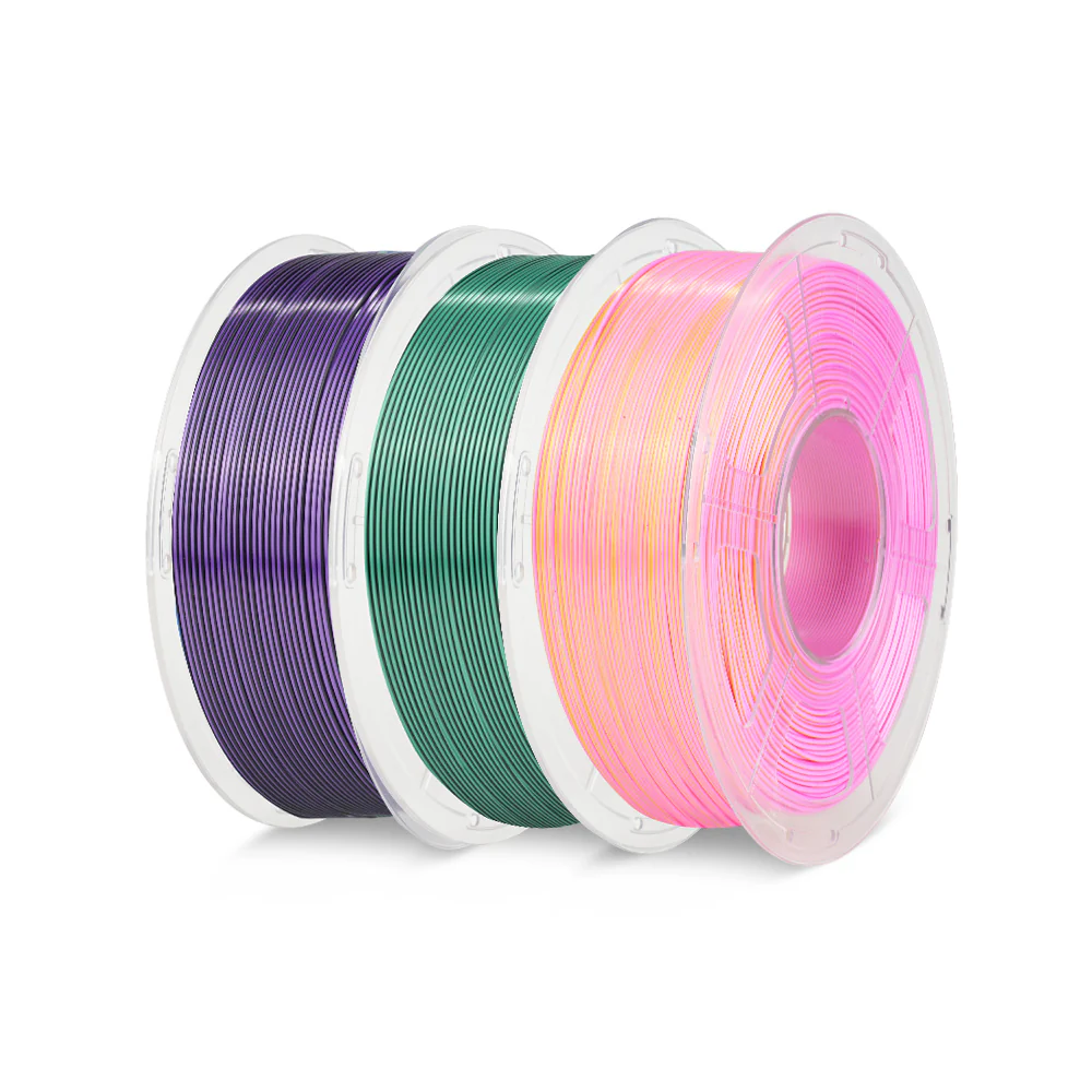 [MOQ 2 Sätze] PLA, PLA+, PLA Meta, PLA Matte, Rainbow, Multi-color Silk 3KG Mehrfarbiges Filament Bündel - Image 61