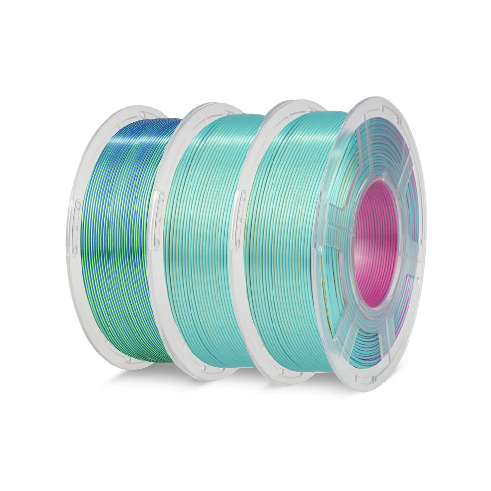 [MOQ 2 Sätze] PLA, PLA+, PLA Meta, PLA Matte, Rainbow, Multi-color Silk 3KG Mehrfarbiges Filament Bündel - Image 62