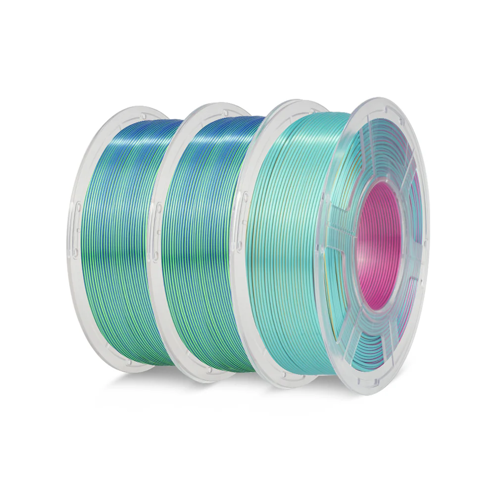 [MOQ 2 Sätze] PLA, PLA+, PLA Meta, PLA Matte, Rainbow, Multi-color Silk 3KG Mehrfarbiges Filament Bündel - Image 63