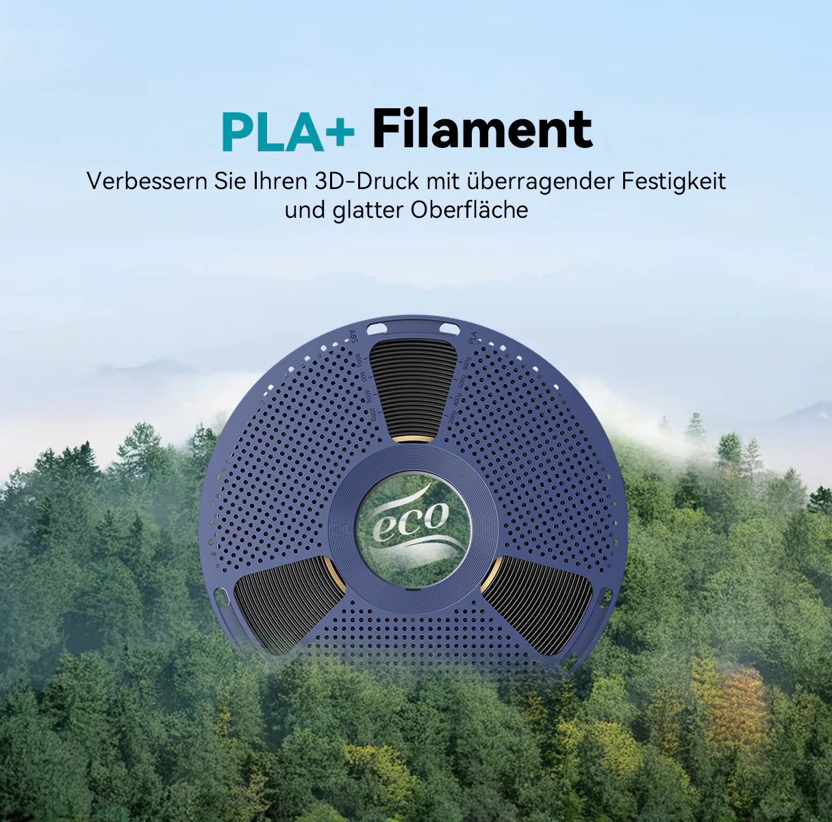 [MOQ: 3 Rollen] PLA+ (PLA PLUS) Filament 1KG - Image 7