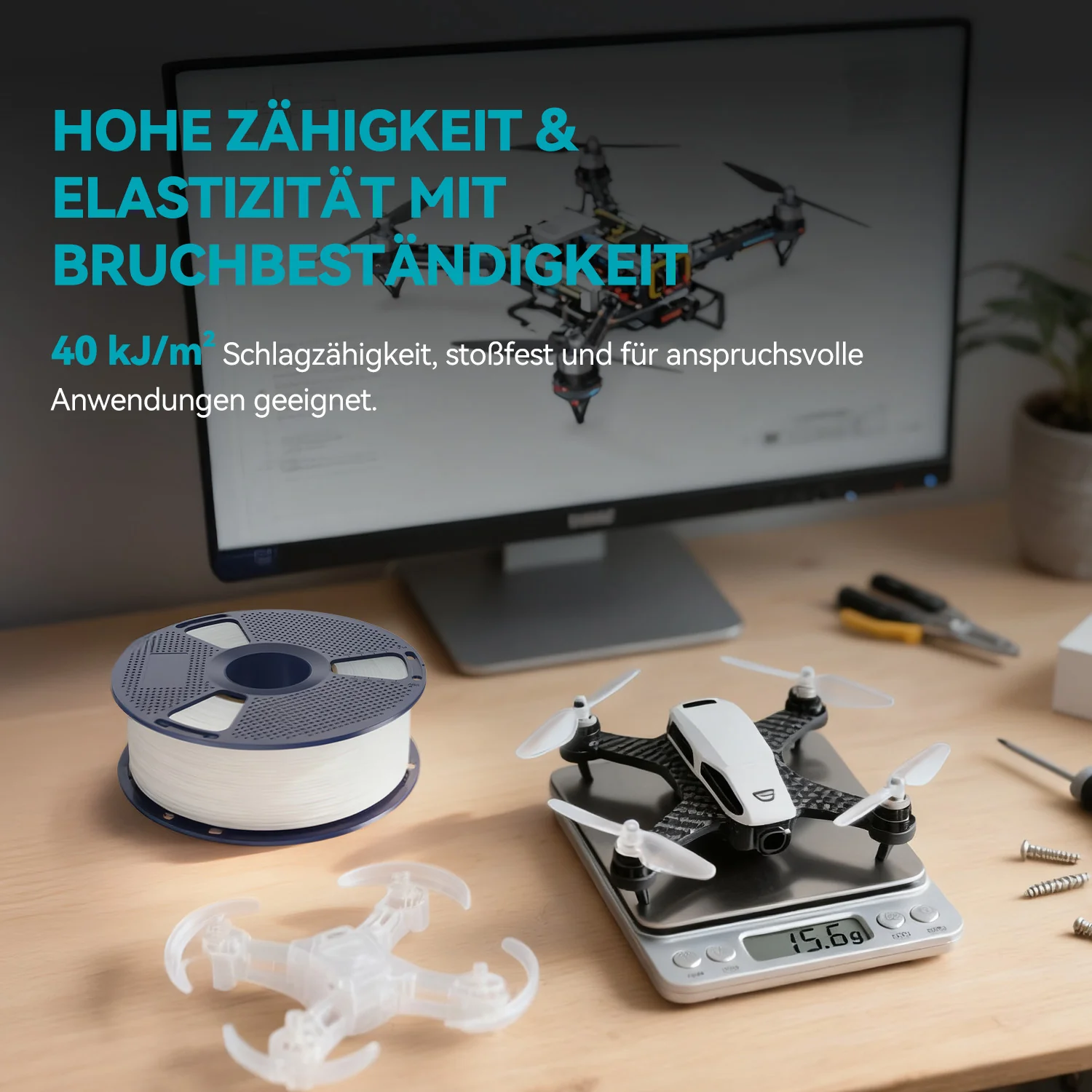 [15 % Rabatt] PP (Polypropylen) 3D-Drucker Filament 0,8KG - Image 6