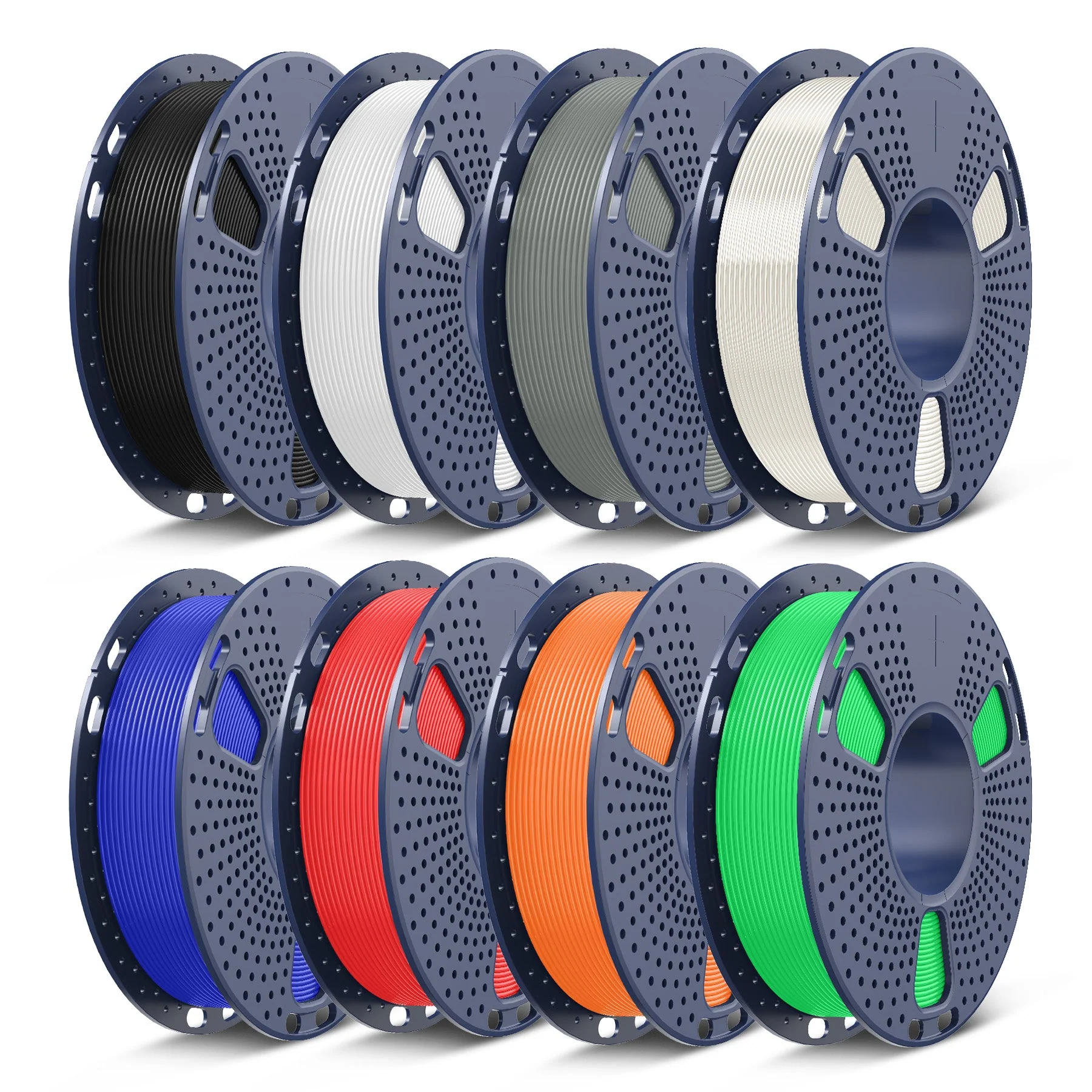 250g PLA, PLA+, PLA+2.0, PLA Meta Filament Bundle, 250g*8 Rollen Mehrfarbiges Filament-Bundle - Image 10