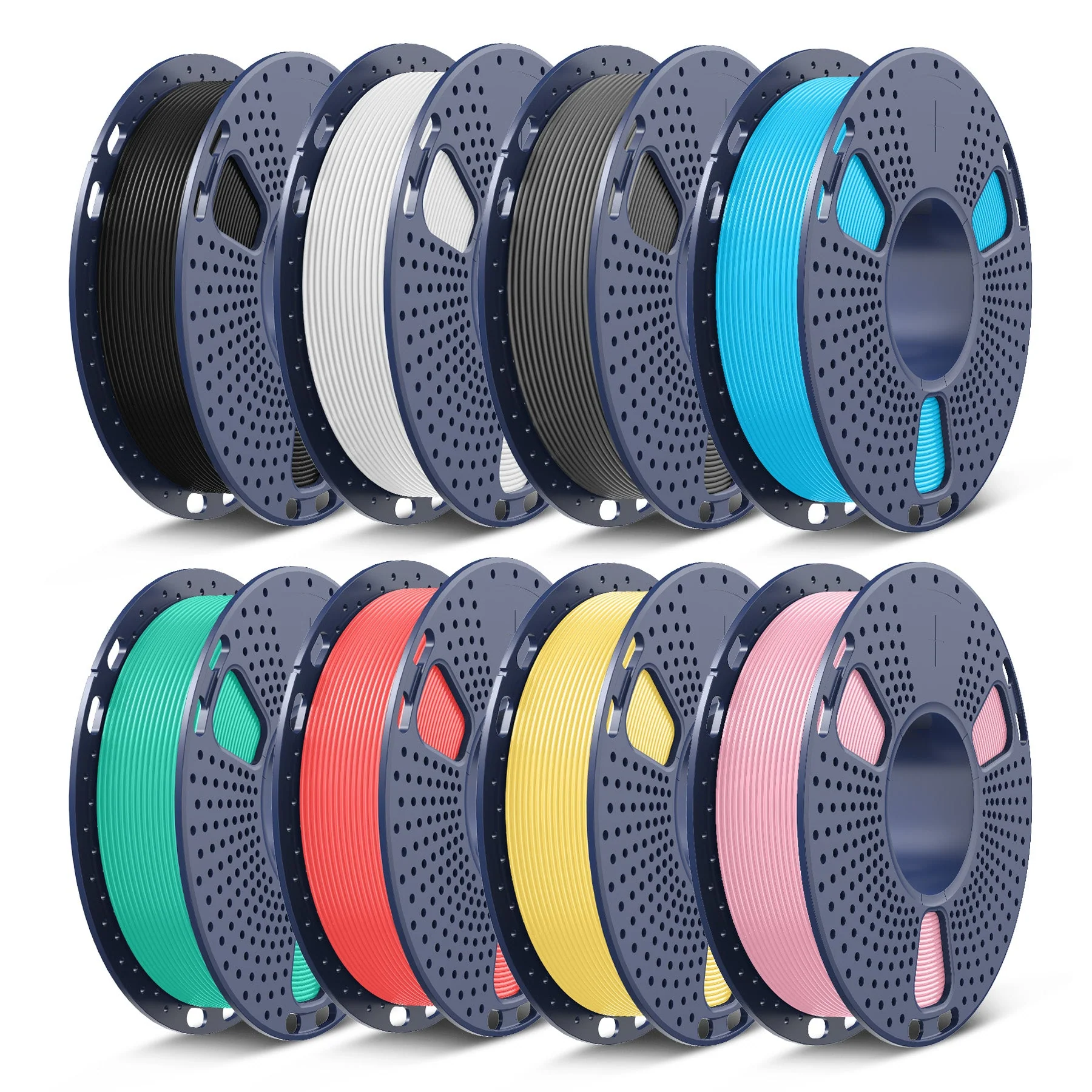 250g PLA, PLA+, PLA+2.0, PLA Meta Filament Bundle, 250g*8 Rollen Mehrfarbiges Filament-Bundle - Image 11