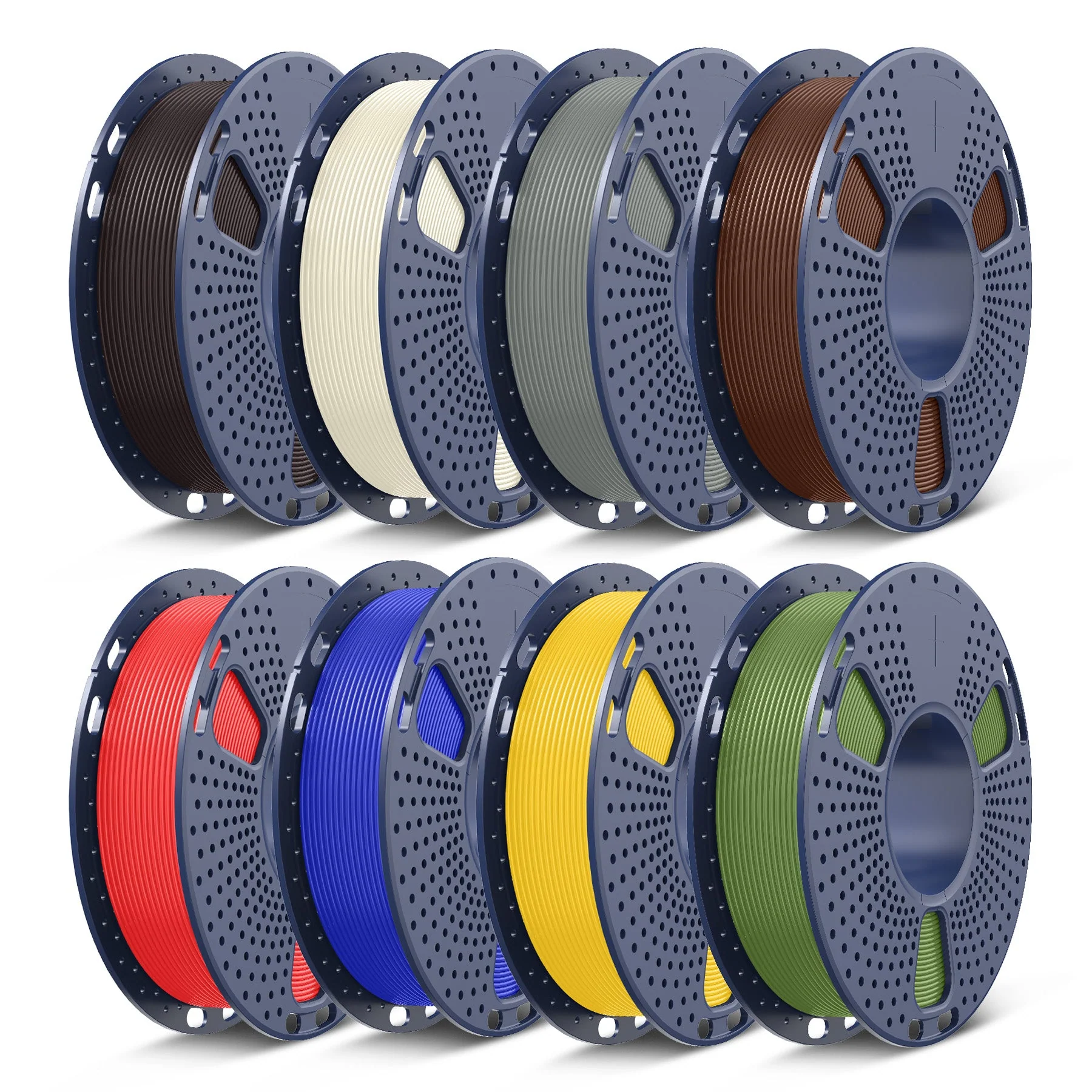 250g PLA, PLA+, PLA+2.0, PLA Meta Filament Bundle, 250g*8 Rollen Mehrfarbiges Filament-Bundle - Image 12