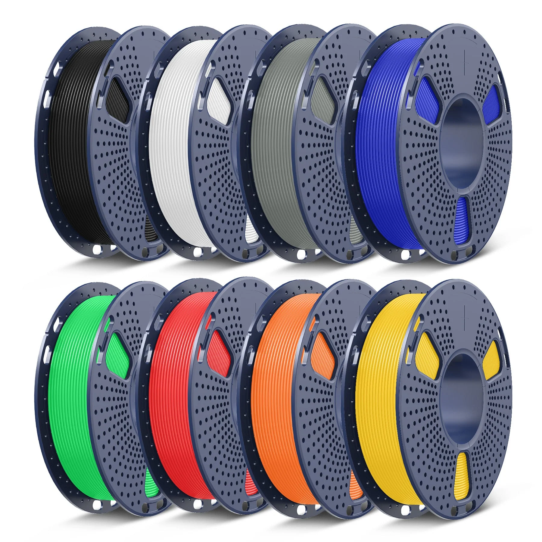 250g PLA, PLA+, PLA+2.0, PLA Meta Filament Bundle, 250g*8 Rollen Mehrfarbiges Filament-Bundle - Image 13
