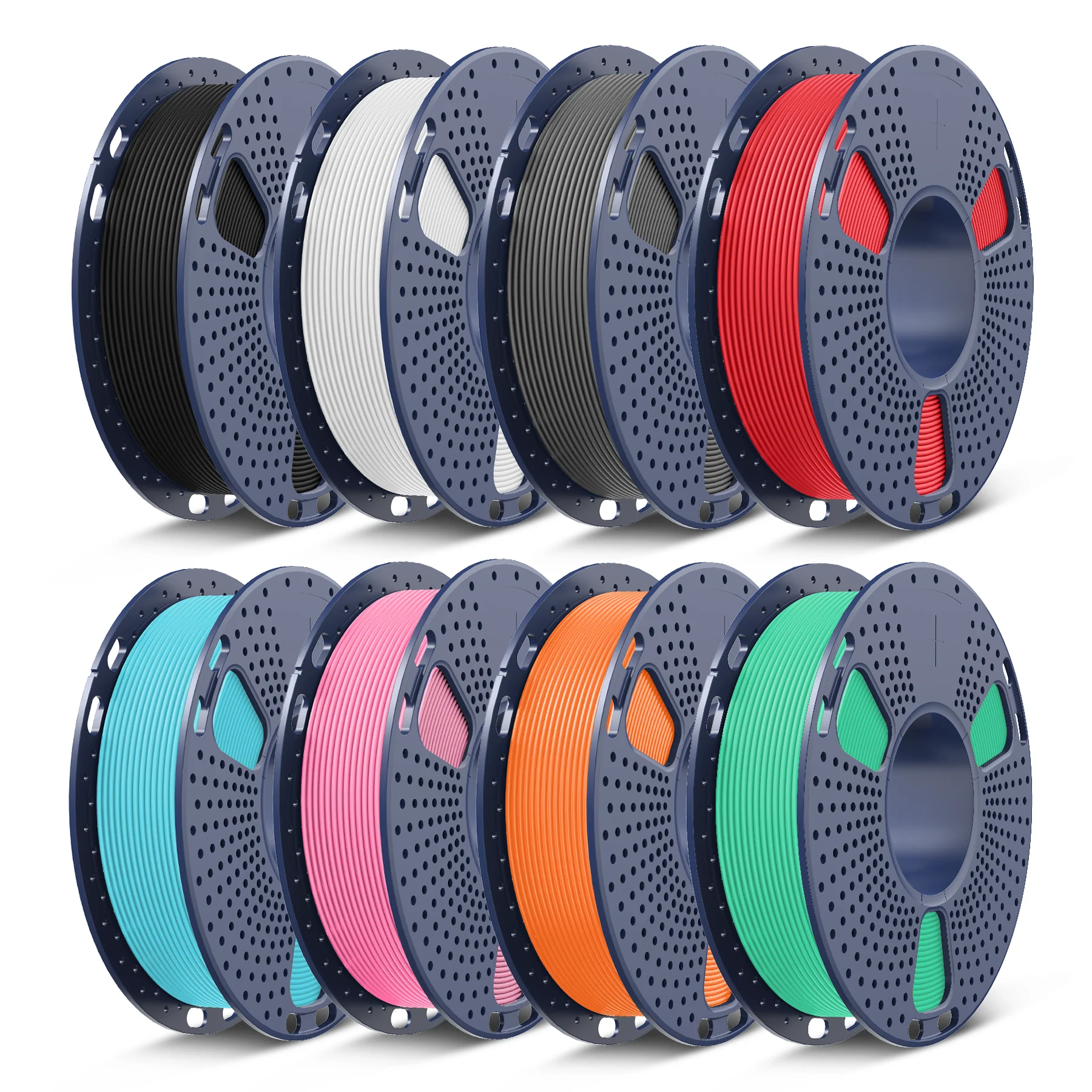 250g PLA, PLA+, PLA+2.0, PLA Meta Filament Bundle, 250g*8 Rollen Mehrfarbiges Filament-Bundle - Image 16