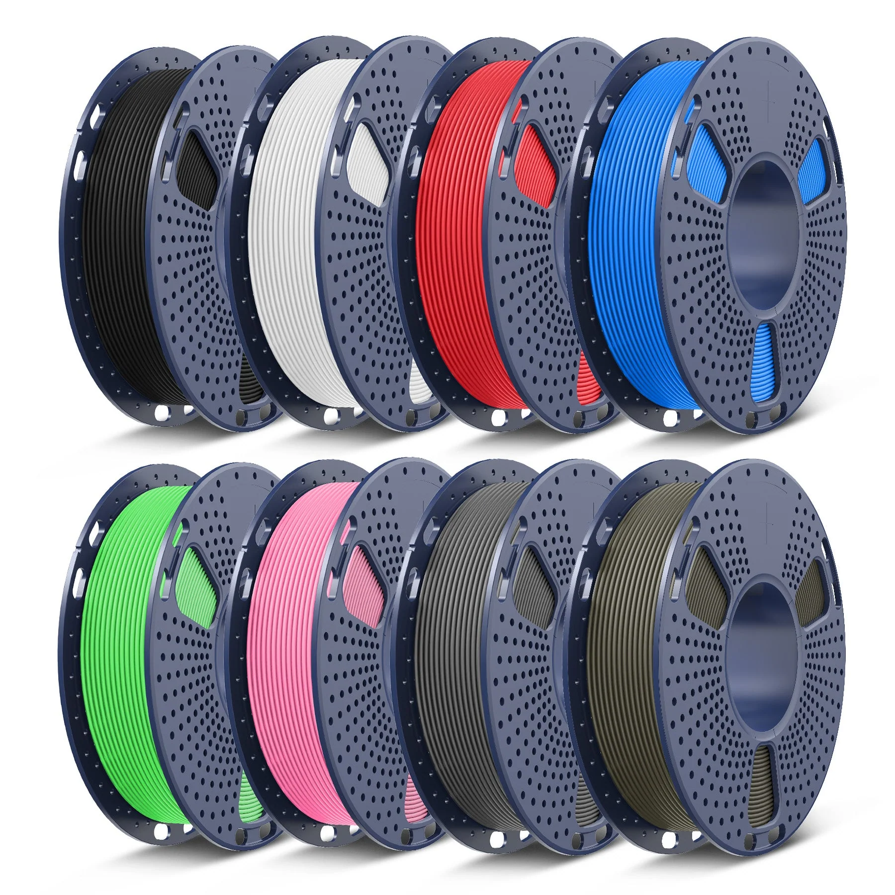 250g PLA, PLA+, PLA+2.0, PLA Meta Filament Bundle, 250g*8 Rollen Mehrfarbiges Filament-Bundle - Image 17