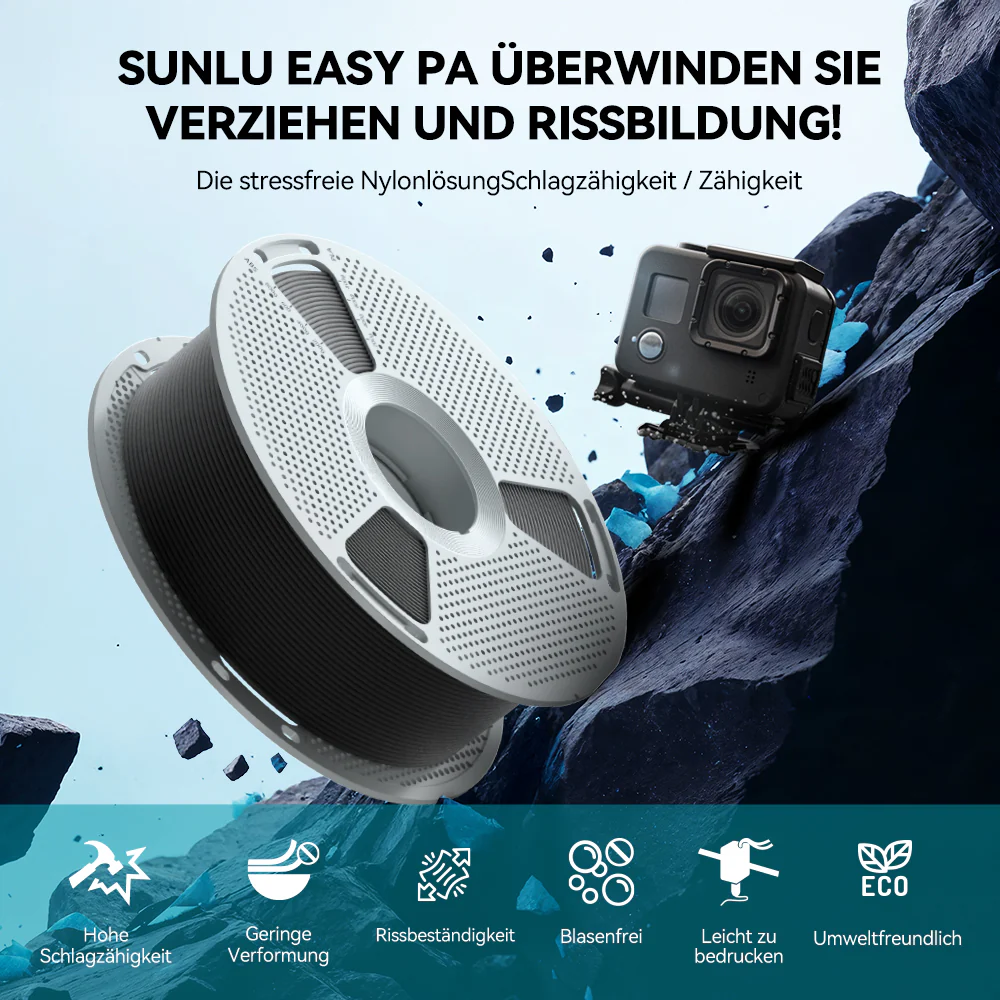 SUNLU Engineering Filament Kollektion EPA, PCABS, PA6CF, PA12CF, PA6-GF | SUNLU DE Online Store - Image 4