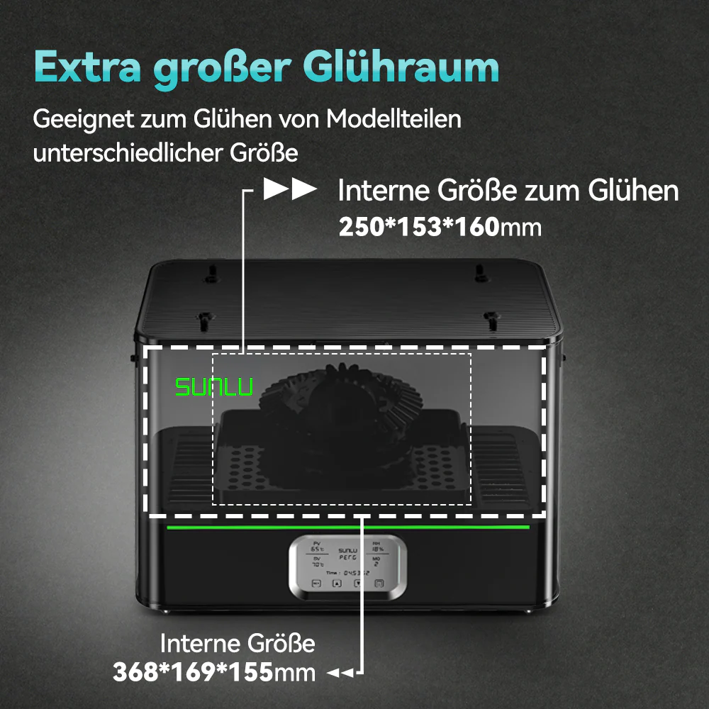 [15 % Rabatt] SUNLU FilaDryer E2, Bis zu 110℃, Professionelles Trocknen und Tempern, Geboren für technische 3D Druck Filamente - Image 12