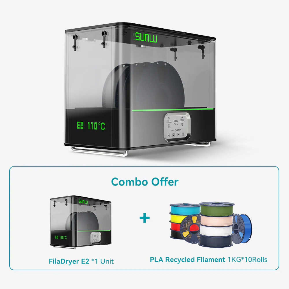 [15 % Rabatt] SUNLU FilaDryer E2, Bis zu 110℃, Professionelles Trocknen und Tempern, Geboren für technische 3D Druck Filamente - Image 26