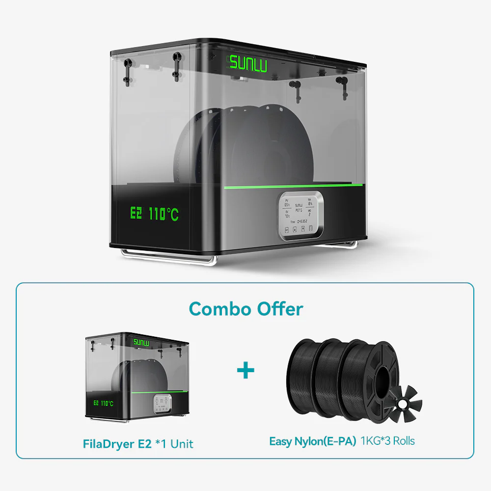 [15 % Rabatt] SUNLU FilaDryer E2, Bis zu 110℃, Professionelles Trocknen und Tempern, Geboren für technische 3D Druck Filamente - Image 30