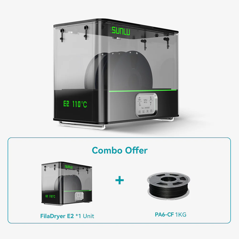 [15 % Rabatt] SUNLU FilaDryer E2, Bis zu 110℃, Professionelles Trocknen und Tempern, Geboren für technische 3D Druck Filamente - Image 31