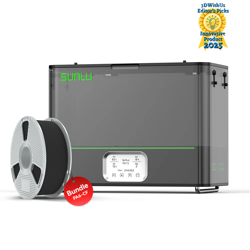 [15 % Rabatt] SUNLU FilaDryer E2, Bis zu 110℃, Professionelles Trocknen und Tempern, Geboren für technische 3D Druck Filamente - Image 38