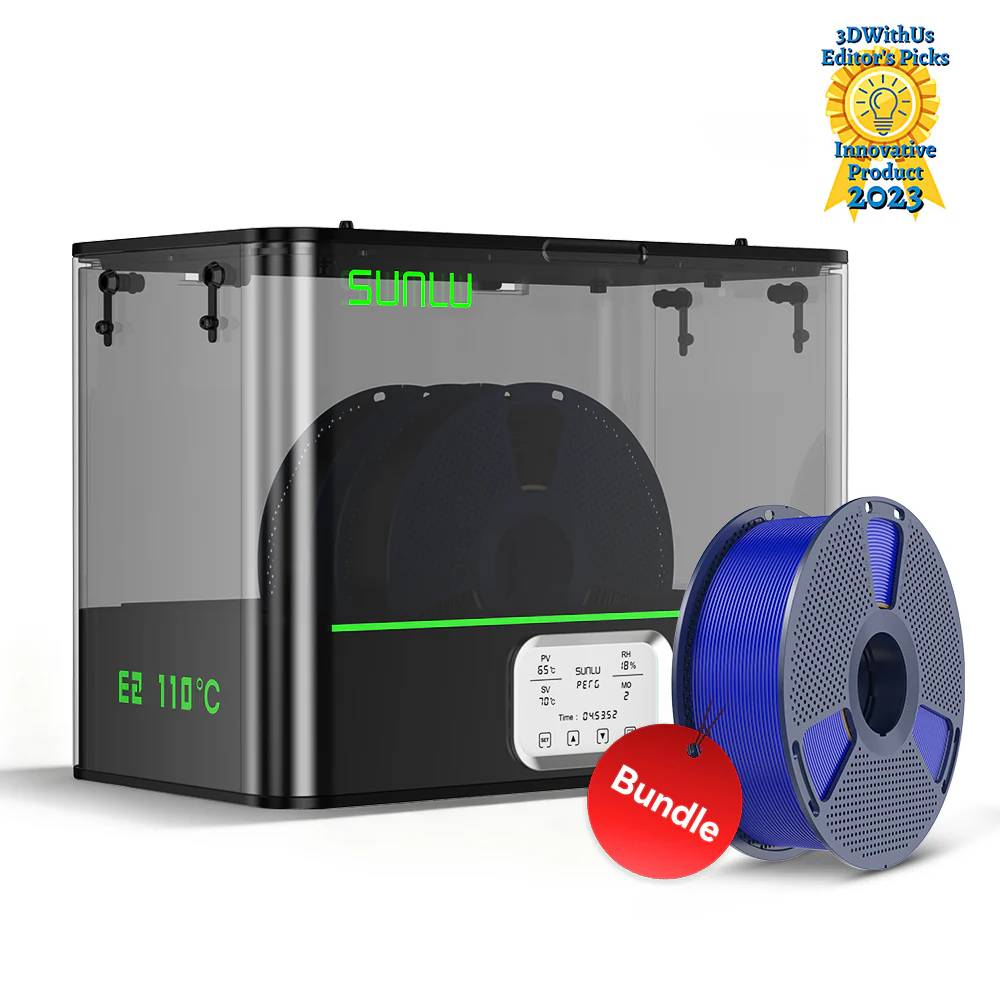 [15 % Rabatt] SUNLU FilaDryer E2, Bis zu 110℃, Professionelles Trocknen und Tempern, Geboren für technische 3D Druck Filamente - Image 45