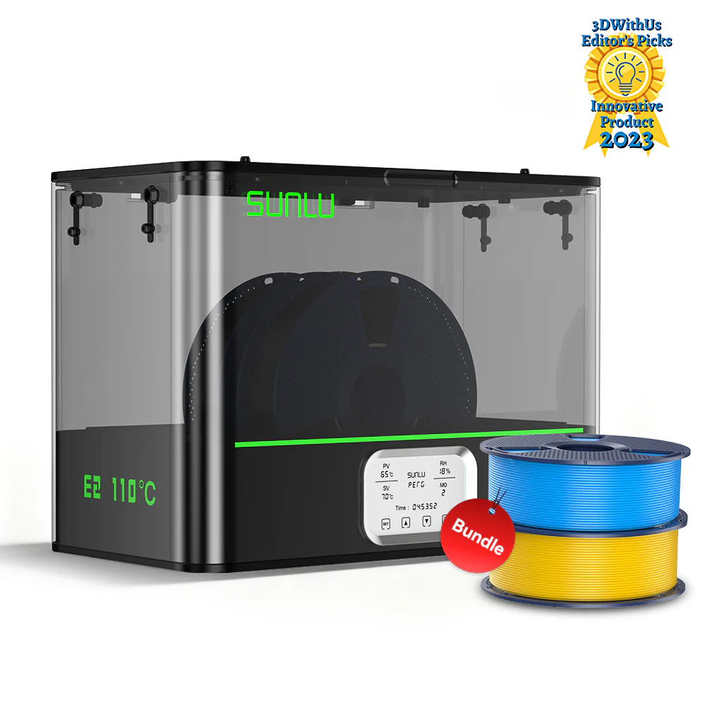 [15 % Rabatt] SUNLU FilaDryer E2, Bis zu 110℃, Professionelles Trocknen und Tempern, Geboren für technische 3D Druck Filamente - Image 46