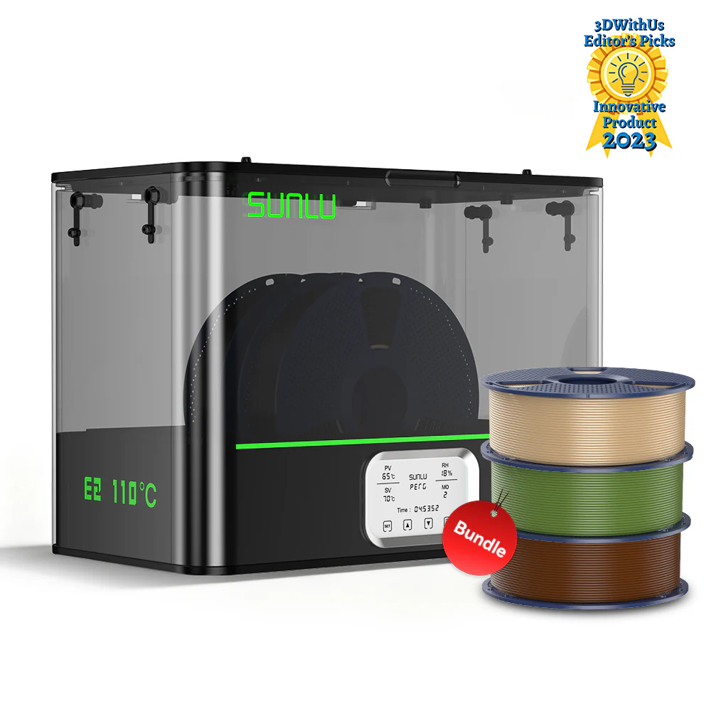 [15 % Rabatt] SUNLU FilaDryer E2, Bis zu 110℃, Professionelles Trocknen und Tempern, Geboren für technische 3D Druck Filamente - Image 47