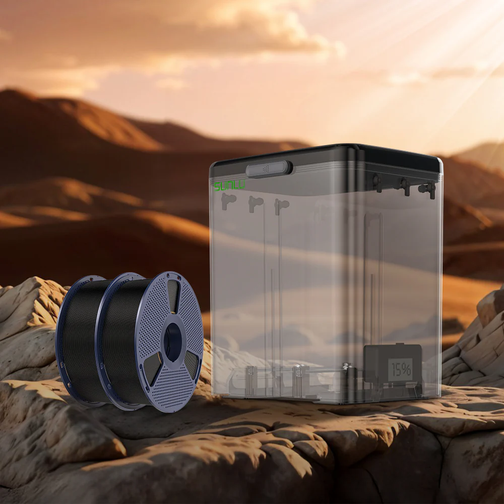[15 % Rabatt] SUNLU FilaDryer SP2, 2-in-1 Filament Trockner kombiniert mit Aufbewahrungsbox, bis zu 70℃(158°F) Trocknung und nahtlose Lagerung, kompatibel mit Spulengröße 1kg×2 oder 2kg×1 oder 3kg×1 - Image 16