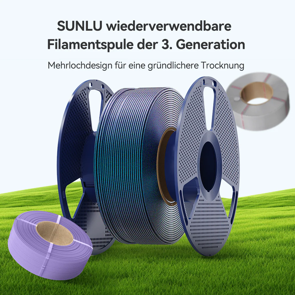 SUNLU PLA Galaxy Ästhetisches Filament 1KG, Farbwechselndes PLA-Filament, Funkelndes Ultrafines Perlmuttpulver - Image 11