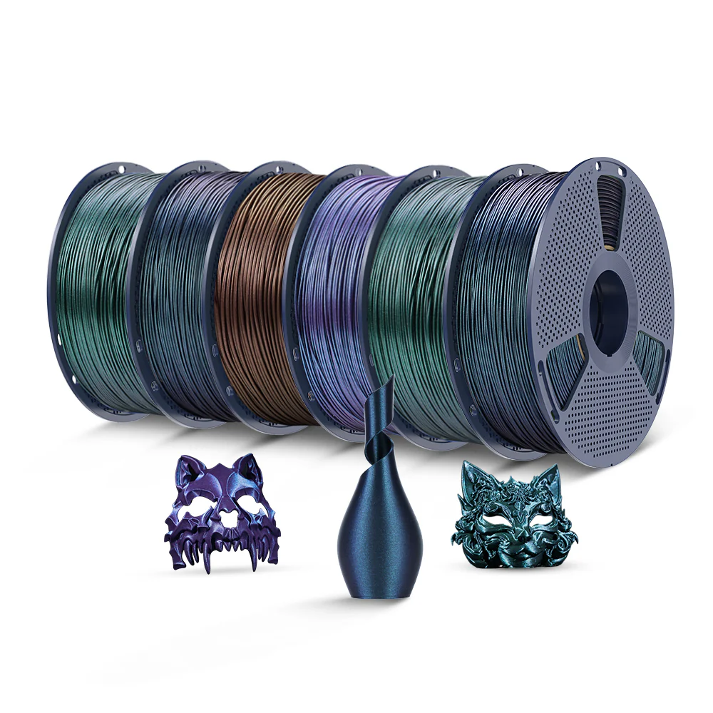 SUNLU PLA Galaxy Ästhetisches Filament 1KG, Farbwechselndes PLA-Filament, Funkelndes Ultrafines Perlmuttpulver - Image 17