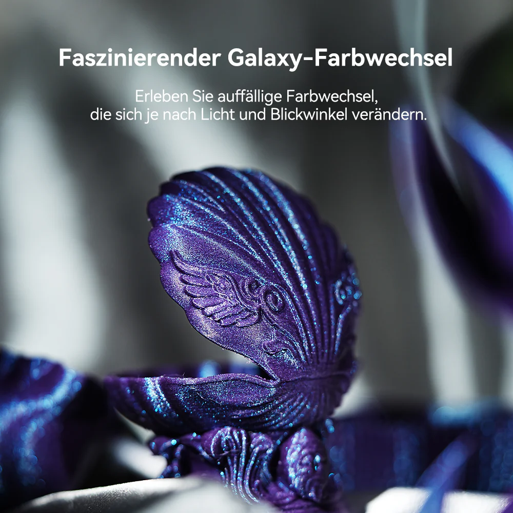 SUNLU PLA Galaxy Ästhetisches Filament 1KG, Farbwechselndes PLA-Filament, Funkelndes Ultrafines Perlmuttpulver - Image 4
