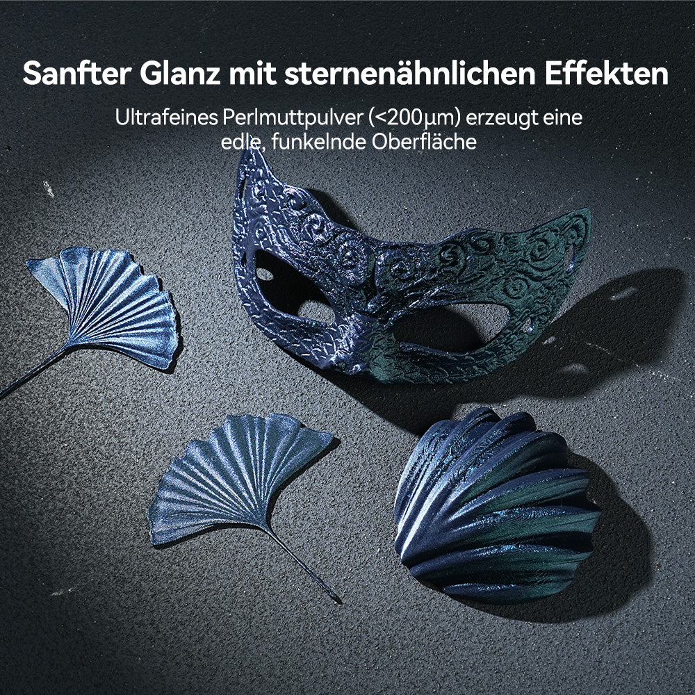 SUNLU PLA Galaxy Ästhetisches Filament 1KG, Farbwechselndes PLA-Filament, Funkelndes Ultrafines Perlmuttpulver - Image 5
