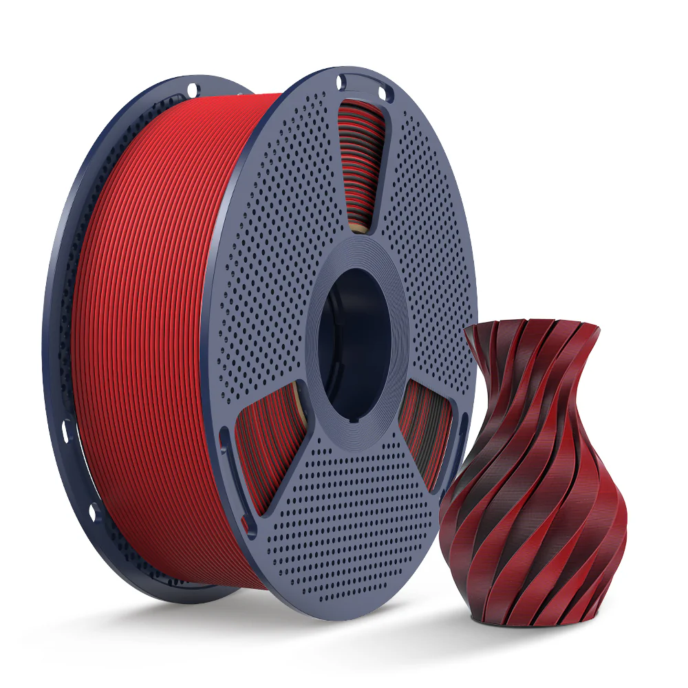 [MOQ: 3 Rollen] PLA Matte Dual-Color 3D-Drucker Ästhetik-Filament 1KG, Nahtlose Zwei-Farb-Effekte & Weiches Matt-Finish - Image 11