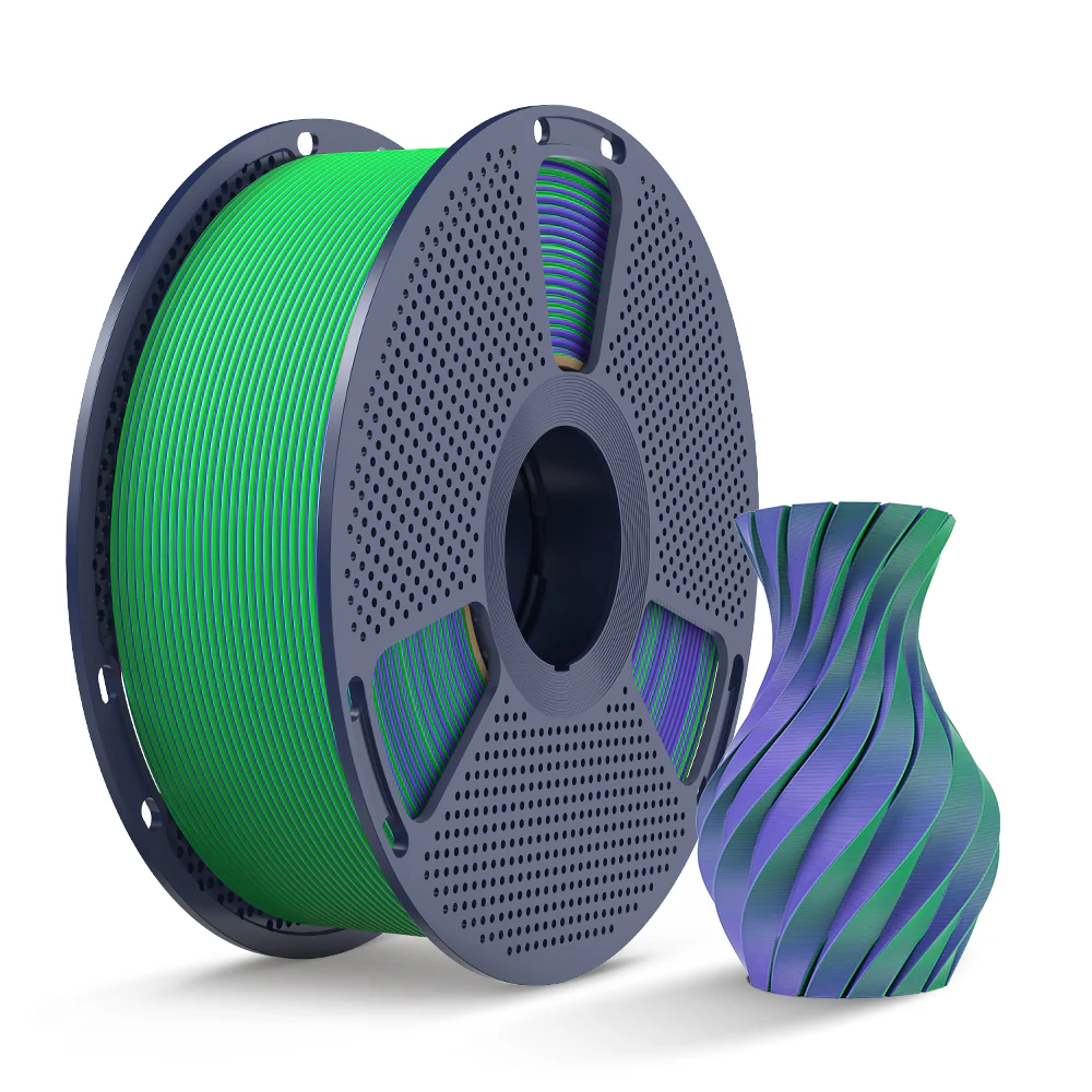 [MOQ: 3 Rollen] PLA Matte Dual-Color 3D-Drucker Ästhetik-Filament 1KG, Nahtlose Zwei-Farb-Effekte & Weiches Matt-Finish - Image 13
