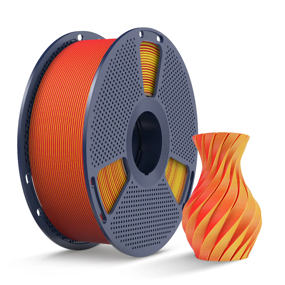 [MOQ: 3 Rollen] PLA Matte Dual-Color 3D-Drucker Ästhetik-Filament 1KG, Nahtlose Zwei-Farb-Effekte & Weiches Matt-Finish - Image 23