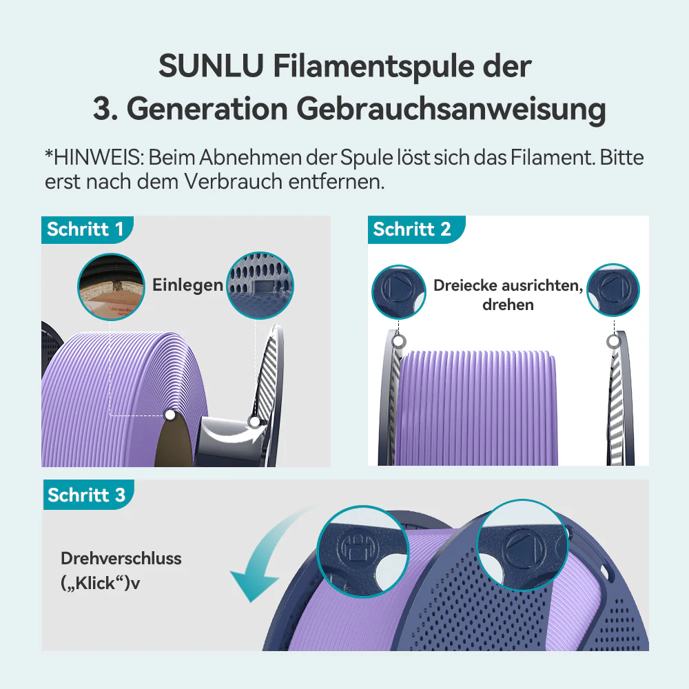 [MOQ: 3 Rollen] PLA Meta Serie Filament 1KG - Image 8